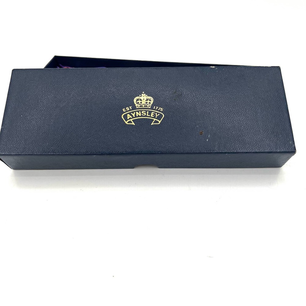 AYNSLEY England hand modeled painted fine bone China card holder - Picture 3 of 5
